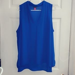 Vince Camuto sleeveless hi-low blouse